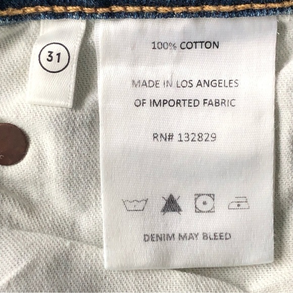 GRLFRND The Hailey Low Rise Slim Boot With Slit Jeans Size 31 NWT - Picture 4 of 14